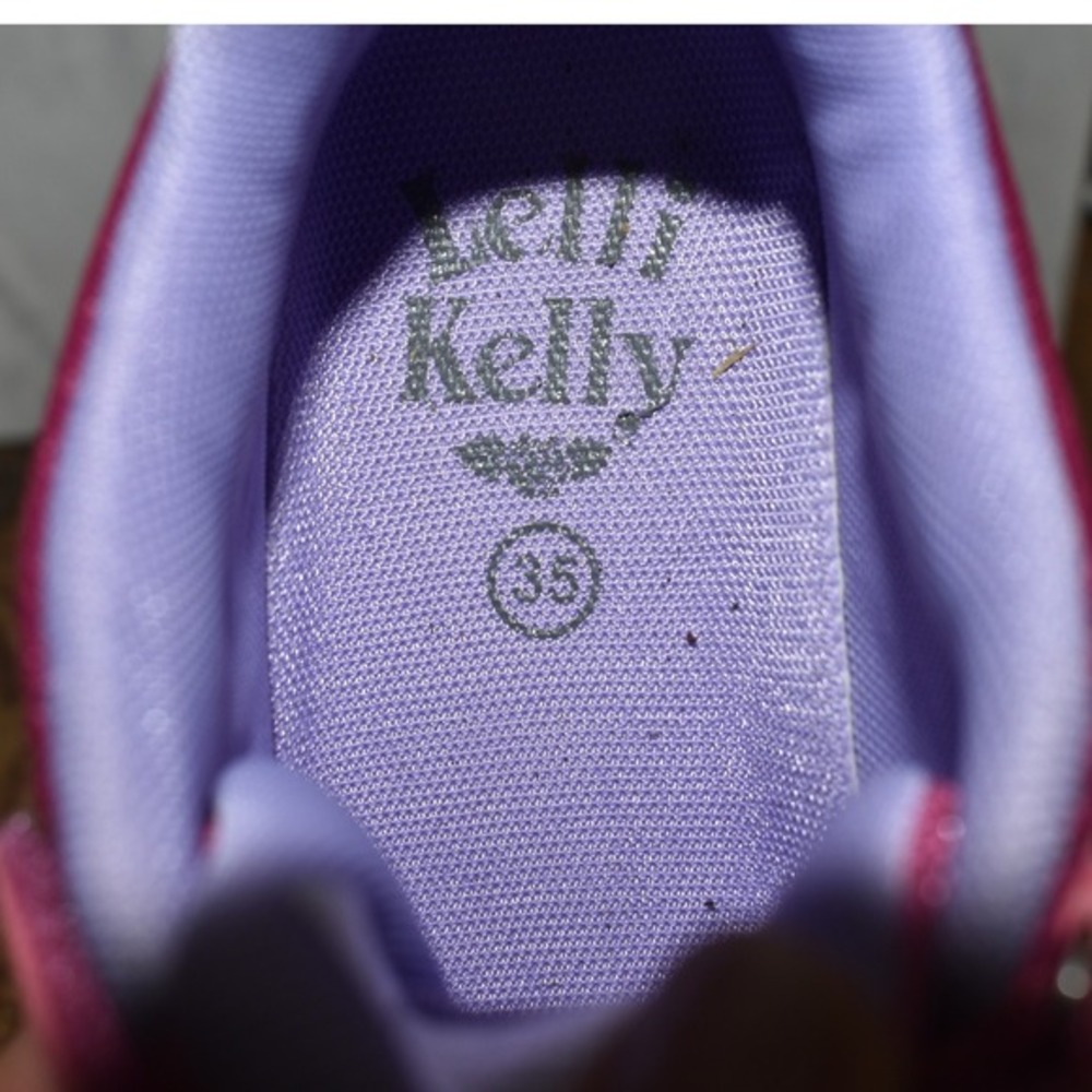 Lelli Kelly Sneakers Athletic Shoes Stars Hook and Loop Purple Size 35 - Picture 6 of 6